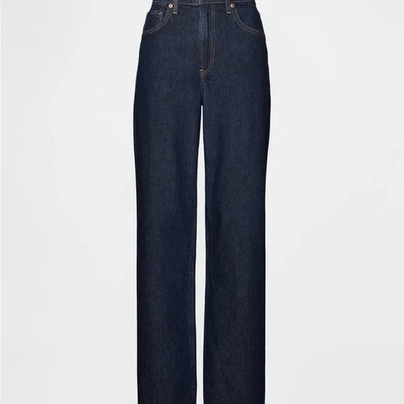GAP Women's Navy Straight Leg Jeans - Picture 4 of 4